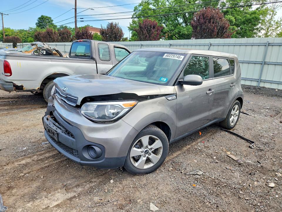 2018 Kia Soul VIN KNDJN2A25J7602273 COPART salvage auction — FRONT END, Nh - Cert Of Title-Salvage, sold $1,950 on 2026-07-17 (photo 1)