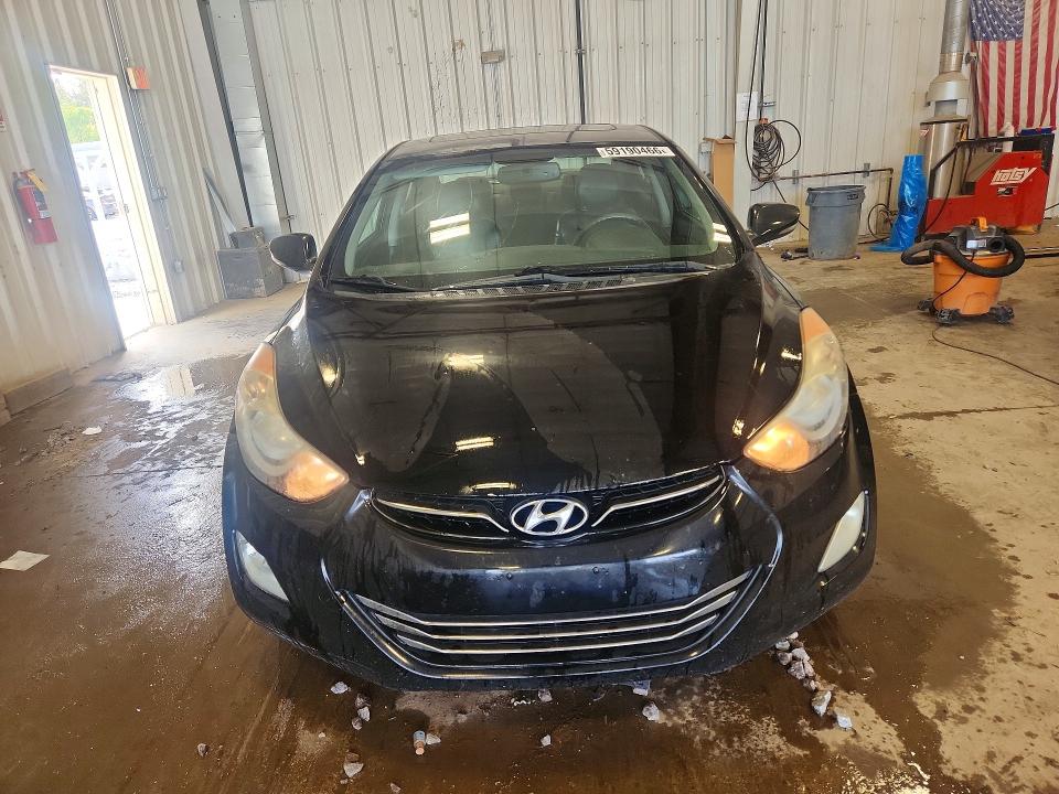2012 Hyundai Elantra VIN KMHDH4AE7CU191128 COPART salvage auction — REAR END, Wi - Junked Vehicle Bill Of Sale, sold $250 on 2026-07-13 (photo 5)