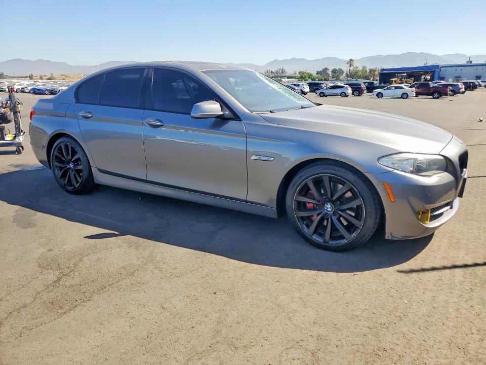 2011 BMW 5 series VIN WBAFR7C56BC602481 COPART salvage auction — FRONT END, Ca - Salvage Certificate, sold $1,050 on 2026-07-27 (photo 4)