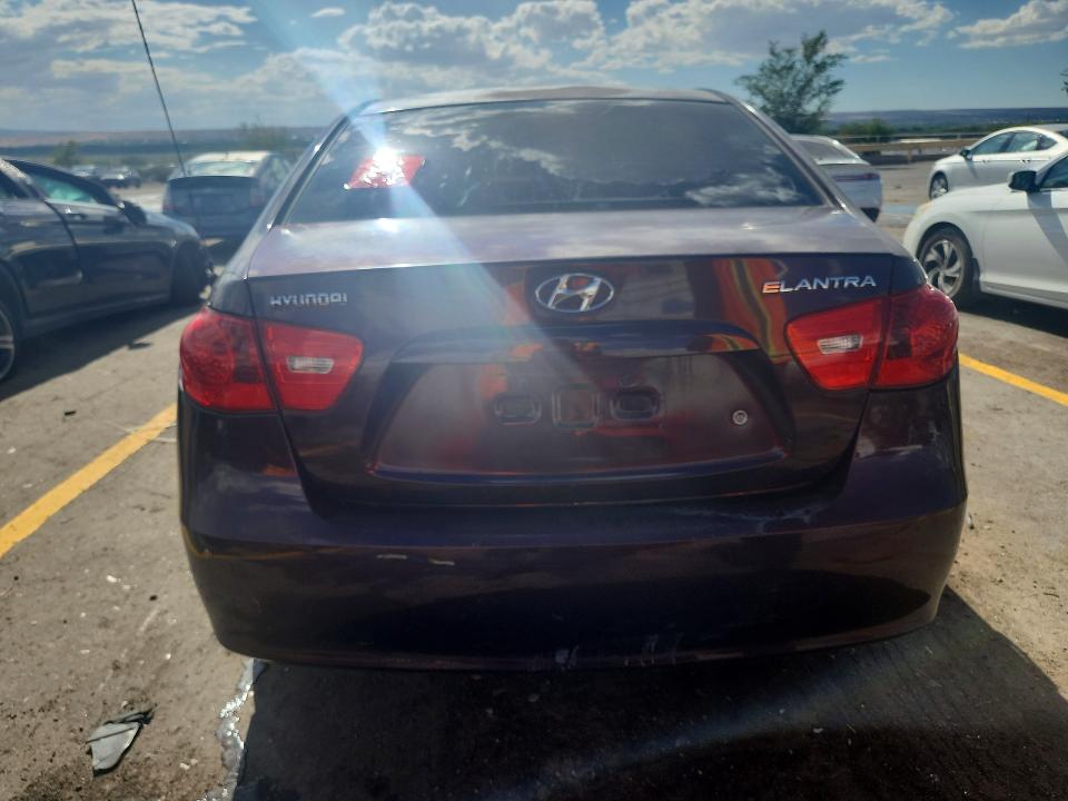 2007 Hyundai Elantra VIN KMHDU46D87U079164 COPART salvage auction — VANDALISM, Nm - Cert Of Title-Salvage, sold $200 on 2026-09-08 (photo 6)