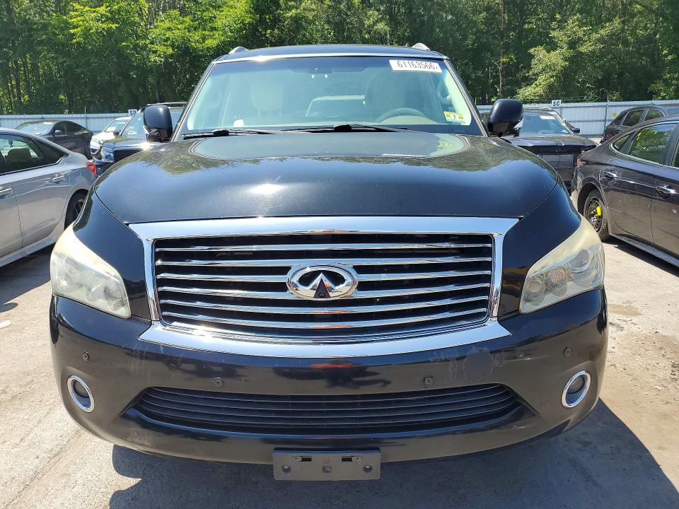 2014 Infiniti Qx80 VIN JN8AZ2NC0E9352303 COPART salvage auction — MINOR DENT/SCRATCHES, NJ - CERTIFICATE OF TITLE, sold $150 on 2026-07-30 (photo 5)