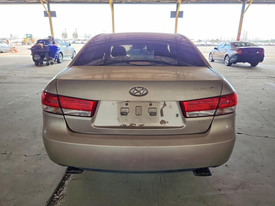 2006 Hyundai Sonata VIN 5NPEU46F26H005323 COPART salvage auction — FRONT END, Az - Cert Of Title - Salvage, sold $250 on 2026-07-20 (photo 6)