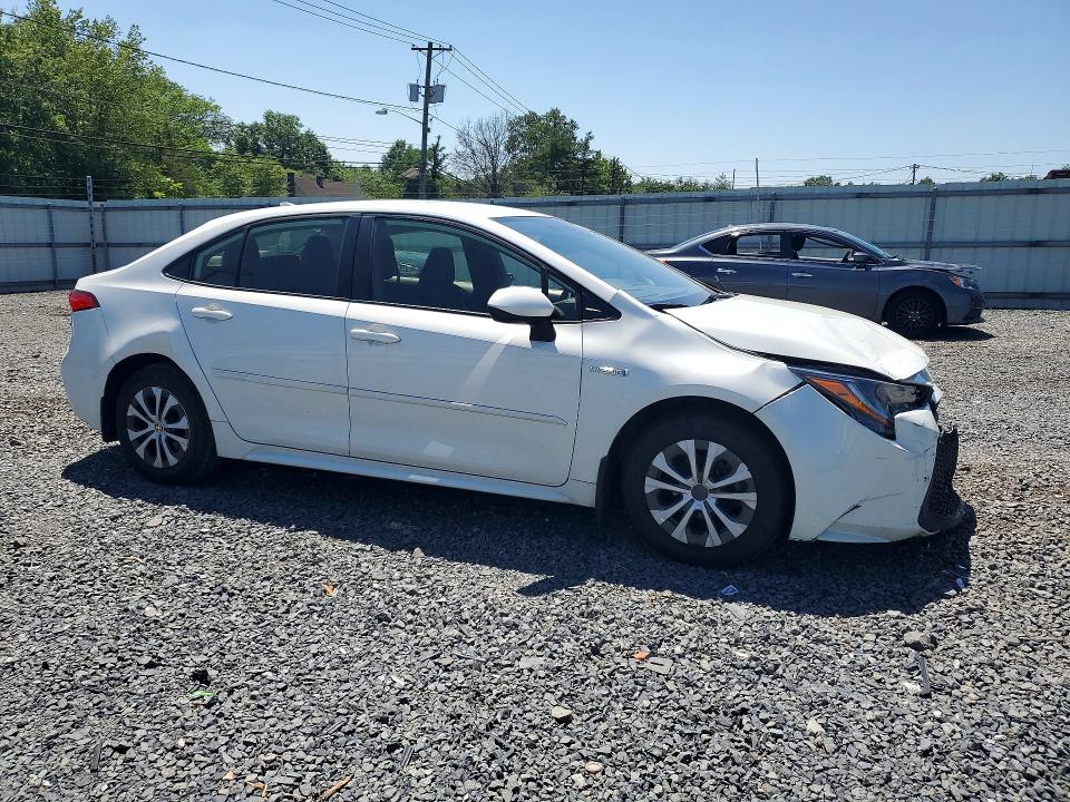 2020 Toyota Corolla VIN JTDEBRBE3LJ020657 COPART salvage auction — FRONT END, Nj - Cert Of Title-Salvage, sold $6,300 on 2026-07-28 (photo 4)