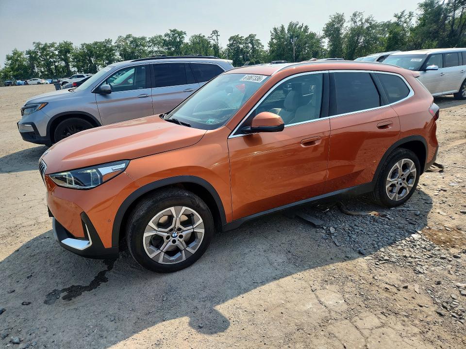 2023 BMW X1 VIN WBX73EF03P5X17664 COPART salvage auction — SIDE, Md - Cert Of Salvage < 75% Damage, sold $9,200 on 2026-08-20 (photo 1)