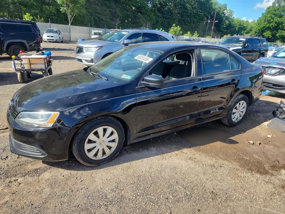 2013 Volkswagen Jetta VIN 3VW2K7AJ1DM431885 COPART salvage auction — SIDE, PA - CERTIFICATE OF SALVAGE, sold $15 on 2026-08-10 (photo 1)
