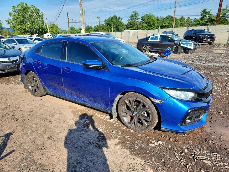 2017 Honda Civic VIN SHHFK7H47HU426171 COPART salvage auction — SIDE, Pa - Certificate Of Salvage, sold $5,975 on 2026-07-29 (photo 4)