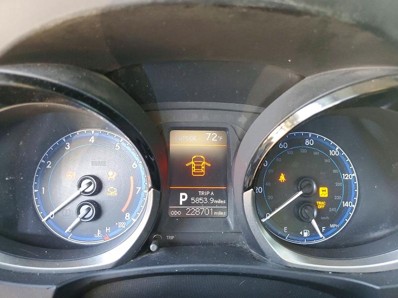 2014 Toyota Corolla VIN 5YFBURHE9EP131880 COPART salvage auction — FRONT END, Ca - Salvage Certificate, sold $1,700 on 2026-07-21 (photo 9)