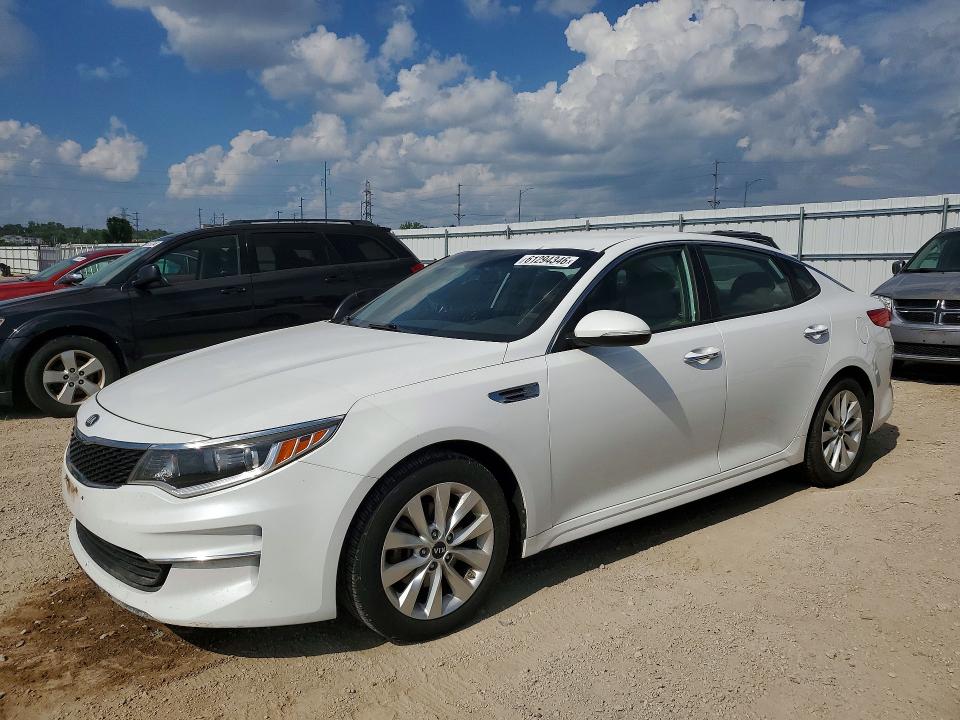 2016 Kia Optima VIN 5XXGT4L39GG055736 COPART salvage auction — MECHANICAL, IA - CERTIFICATE OF TITLE, sold $900 on 2026-07-25 (photo 1)