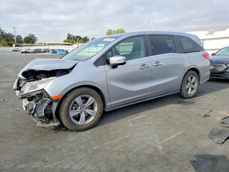2020 Honda Odyssey VIN 5FNRL6H75LB001038 COPART salvage auction — FRONT END, Ca - Salvage Certificate, sold $3,950 on 2026-07-27 (photo 1)