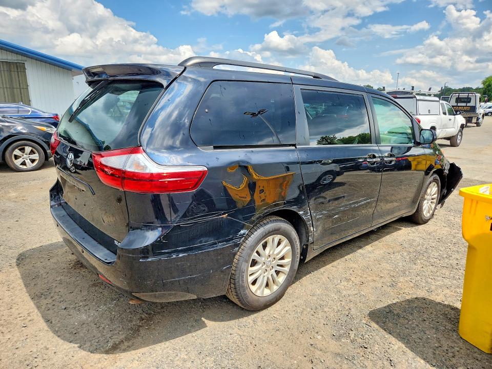 2015 Toyota Sienna VIN 5TDYK3DC2FS622883 COPART salvage auction — FRONT END, NH - CERT OF TITLE-REBUILT VEHICLE (P), sold $5,300 on 2026-07-27 (photo 3)