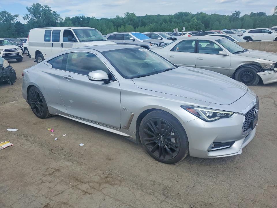 2018 Infiniti Q60 VIN JN1EV7EL6JM392353 COPART salvage auction — REAR END, NY - MV-907A SALVAGE CERTIFICATE, sold $2,400 on 2026-07-28 (photo 4)