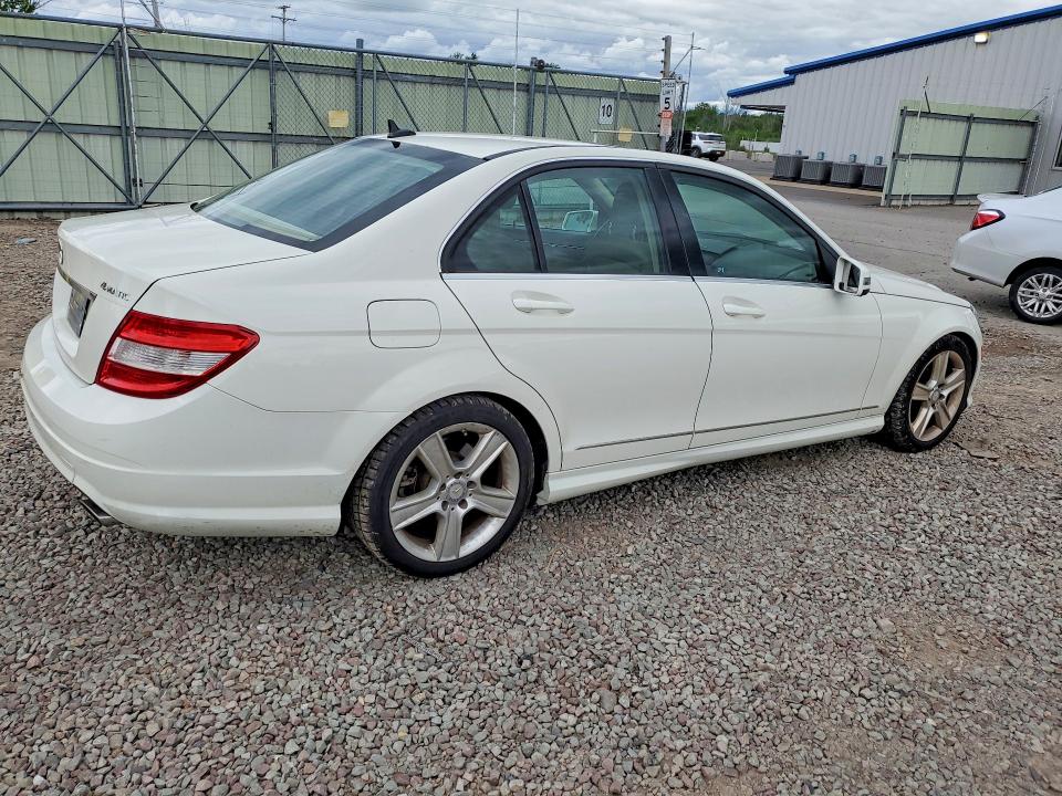 2011 Mercedes-benz C class VIN WDDGF8BB6BR153156 COPART salvage auction — MINOR DENT/SCRATCHES, NY - MV-907A SALVAGE CERTIFICATE, sold $675 on 2026-08-03 (photo 3)