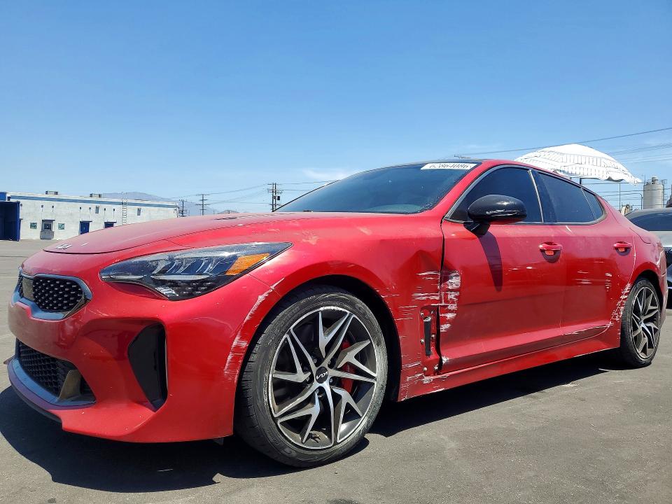 2023 Kia Stinger VIN KNAE35LD4P6124592 — COPART salvage auction photo