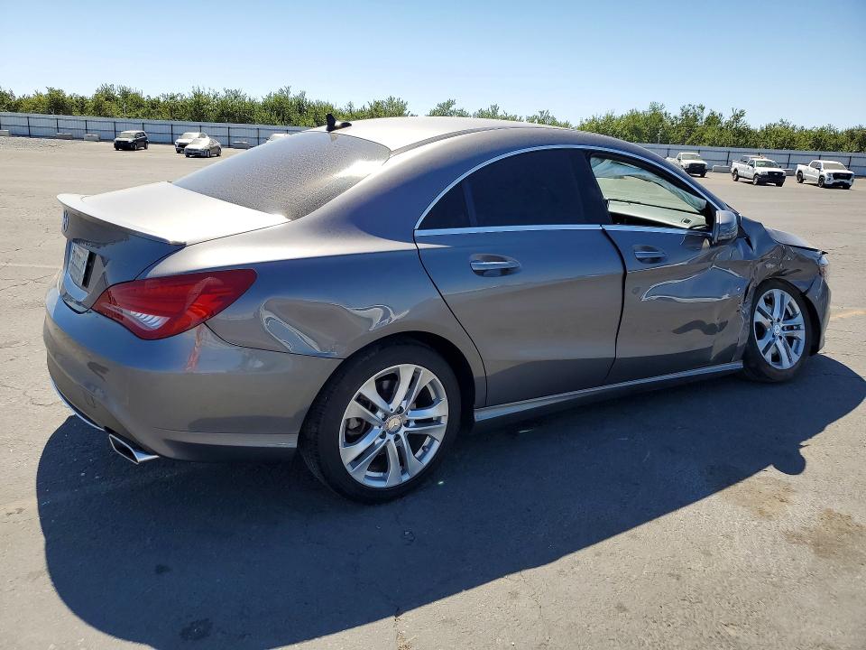 2015 Mercedes-benz Cla-klasse VIN WDDSJ4EB1FN169419 COPART salvage auction — SIDE, CA - SALVAGE CERTIFICATE, sold $1,950 on 2026-08-20 (photo 3)