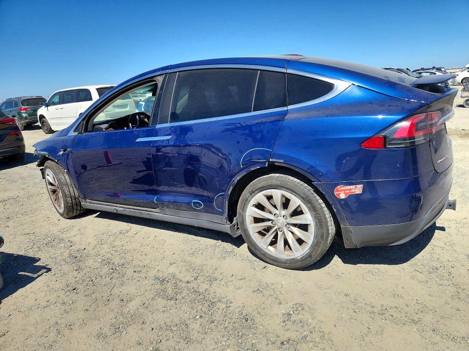 2017 Tesla Model x VIN 5YJXCBE25HF068805 COPART salvage auction — FRONT END, Ca - Salvage Certificate, sold $550 on 2026-07-21 (photo 2)