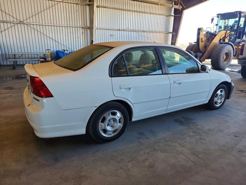 2004 Honda Civic hybrid VIN JHMES96674S011375 COPART salvage auction — MINOR DENT/SCRATCHES, Ca - Dis/Dlr/Exp App For Dup Clean, sold $250 on 2026-07-20 (photo 3)