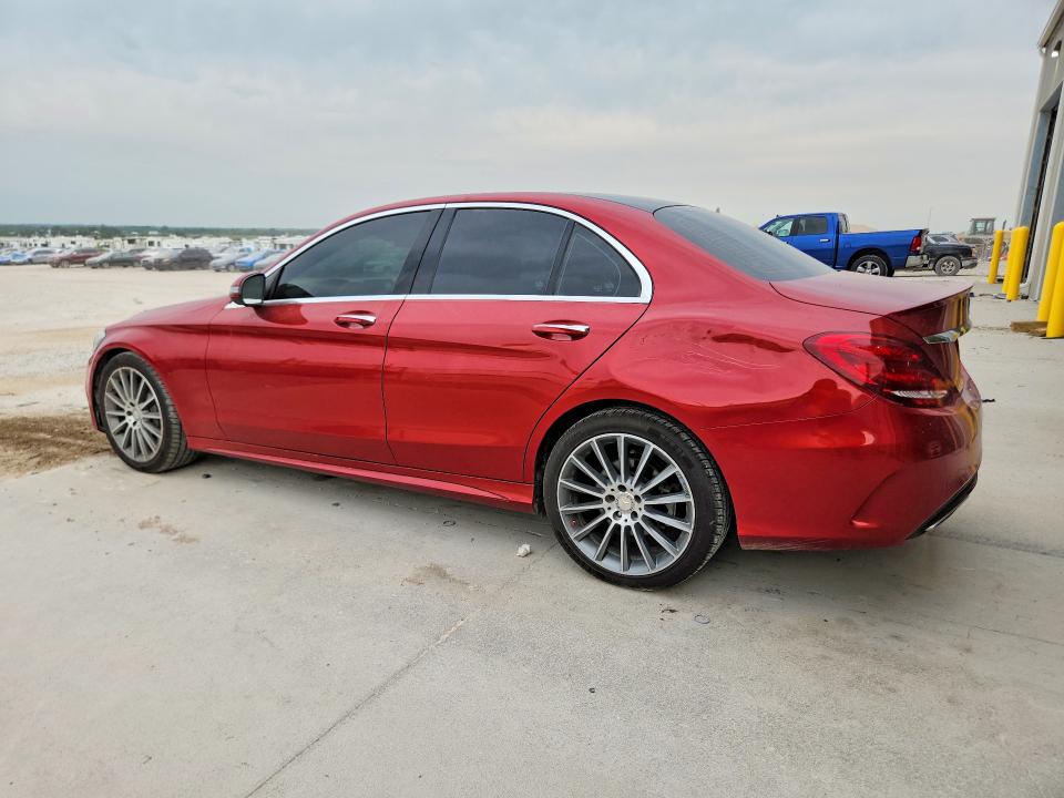 2016 Mercedes-benz C-klasse VIN 55SWF4KB7GU109208 COPART salvage auction — REAR END, Ne - Cert Of Title-Salvage, sold $7,300 on 2026-09-01 (photo 2)