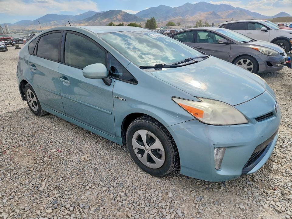 2013 Toyota Prius VIN JTDKN3DUXD1619813 COPART salvage auction — REAR END, Ut - Salvage Certificate, sold $900 on 2026-07-21 (photo 4)