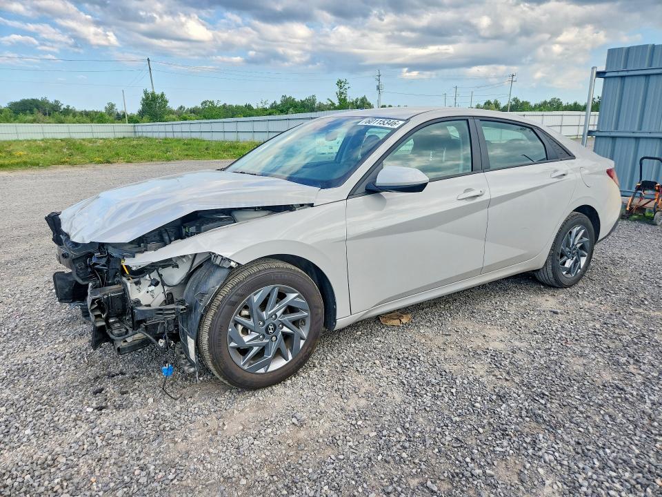2025 Hyundai Elantra VIN KMHLM4DG5SU995303 COPART salvage auction — FRONT END, ON - PERMIT SALVAGE, sold $3,100 on 2026-07-16 (photo 1)