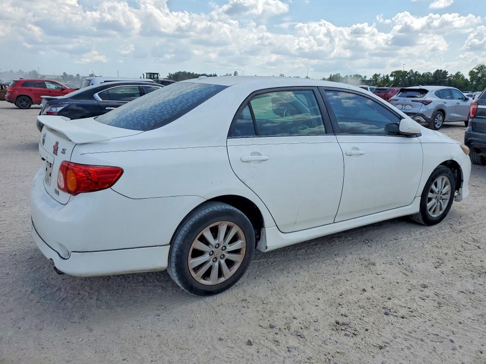2010 Toyota Corolla VIN 1NXBU4EE1AZ204000 COPART salvage auction — NORMAL WEAR, TX - CERTIFICATE OF TITLE, sold $1,800 on 2026-07-10 (photo 3)