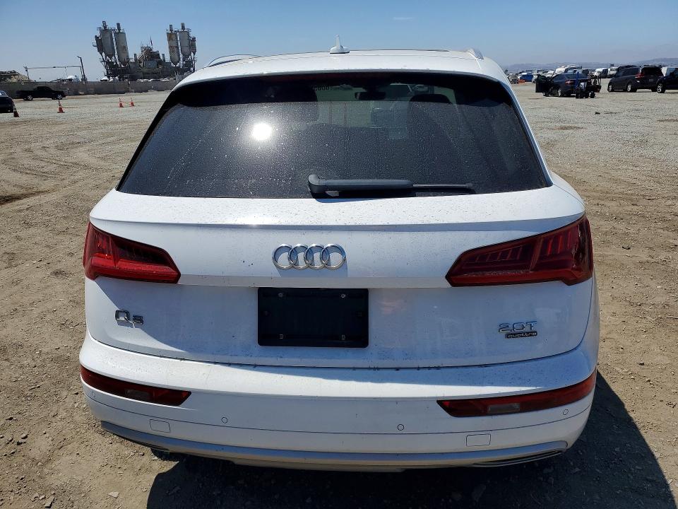 2018 Audi Q5 VIN WA1BNAFY5J2247379 COPART salvage auction — MINOR DENT/SCRATCHES, Ca - Dis/Dlr/Exp Only Clean Title, sold $10,100 on 2026-07-31 (photo 6)