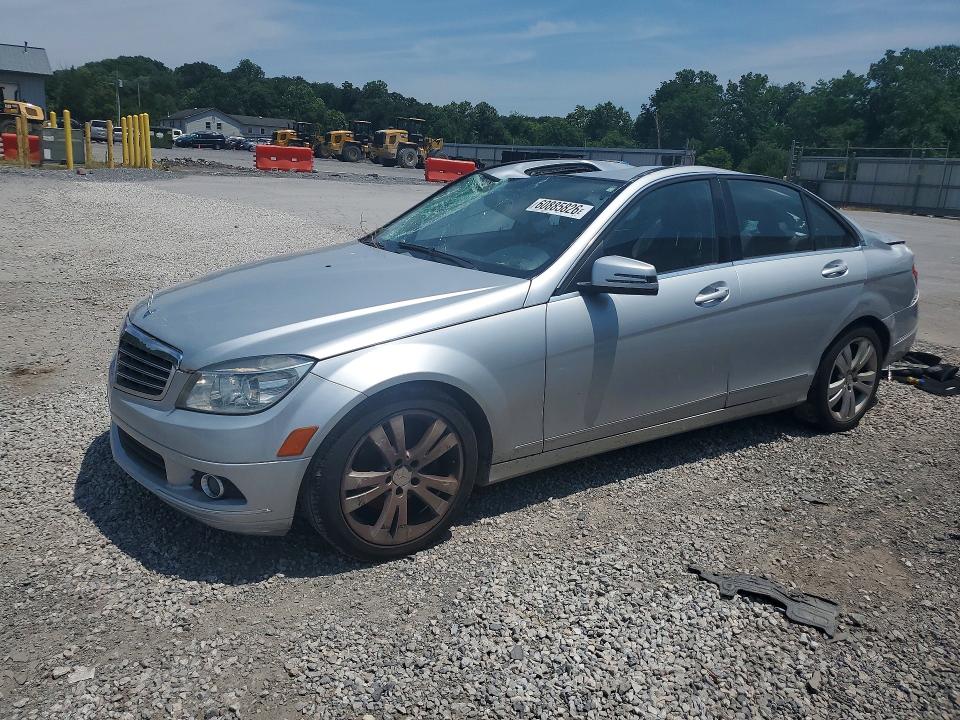 2011 Mercedes-benz C class VIN WDDGF8BB8BR167270 COPART salvage auction — ROOF, PA - CERT OF SALV-R=RECONSTRUCTED, sold $400 on 2026-08-13 (photo 1)