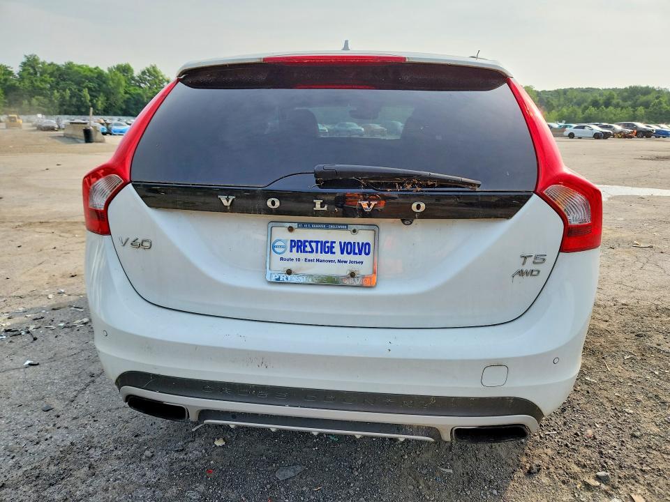 2016 Volvo V60 VIN YV4612HK5G1008606 COPART salvage auction — FRONT END, NJ - CERTIFICATE OF TITLE, sold $350 on 2026-07-21 (photo 6)