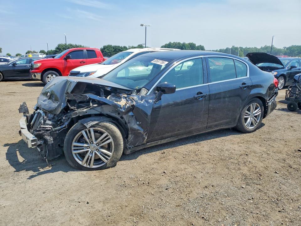 2015 Infiniti Q40 VIN JN1CV6AR4FM521760 COPART salvage auction — FRONT END, CT - CERT OF TITLE-SALVAGE, sold $450 on 2026-07-23 (photo 1)