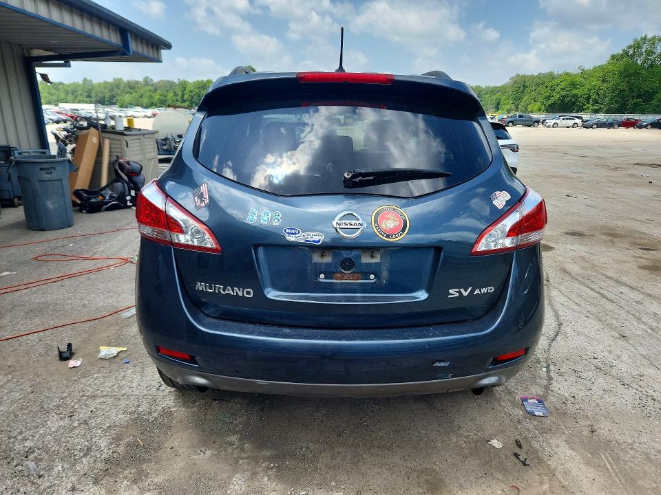 2012 Nissan Murano VIN JN8AZ1MW6CW220232 COPART salvage auction — SIDE, Pa - Certificate Of Salvage, sold $400 on 2026-07-16 (photo 6)