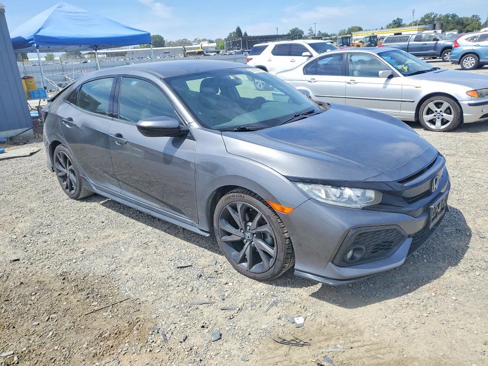 2018 Honda VIN SHHFK7H40JU211026 COPART salvage auction — REAR END, Ca - Salvage Certificate, sold $4,800 on 2026-07-09 (photo 4)