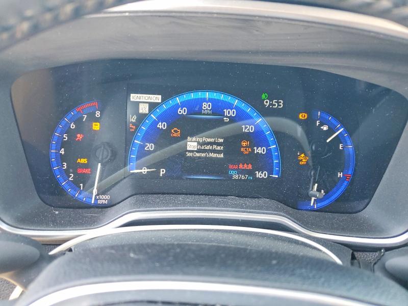2022 Toyota Corolla cross VIN 7MUDAABG8NV009618 COPART salvage auction — FRONT END, CA - SALVAGE CERTIFICATE, sold $4,150 on 2026-07-31 (photo 9)