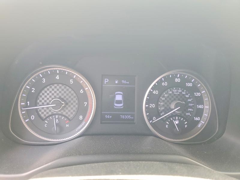 2020 Hyundai Elantra VIN KMHD84LF6LU039458 COPART salvage auction — SIDE, Salvage Title, sold $500 on 2026-07-27 (photo 9)