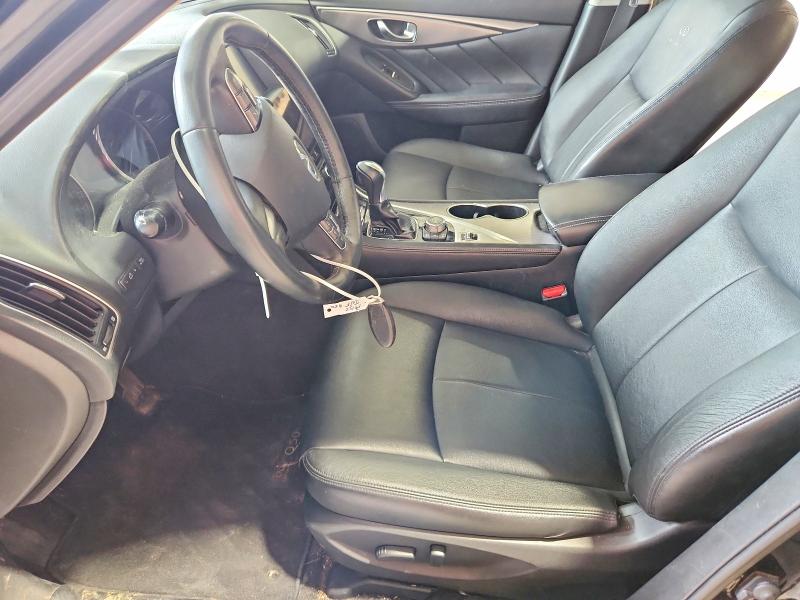 2014 Infiniti Q50 VIN JN1BV7APXEM671631 COPART salvage auction — FRONT END, Pa - Certificate Of Salvage, sold $2,800 on 2026-07-10 (photo 7)