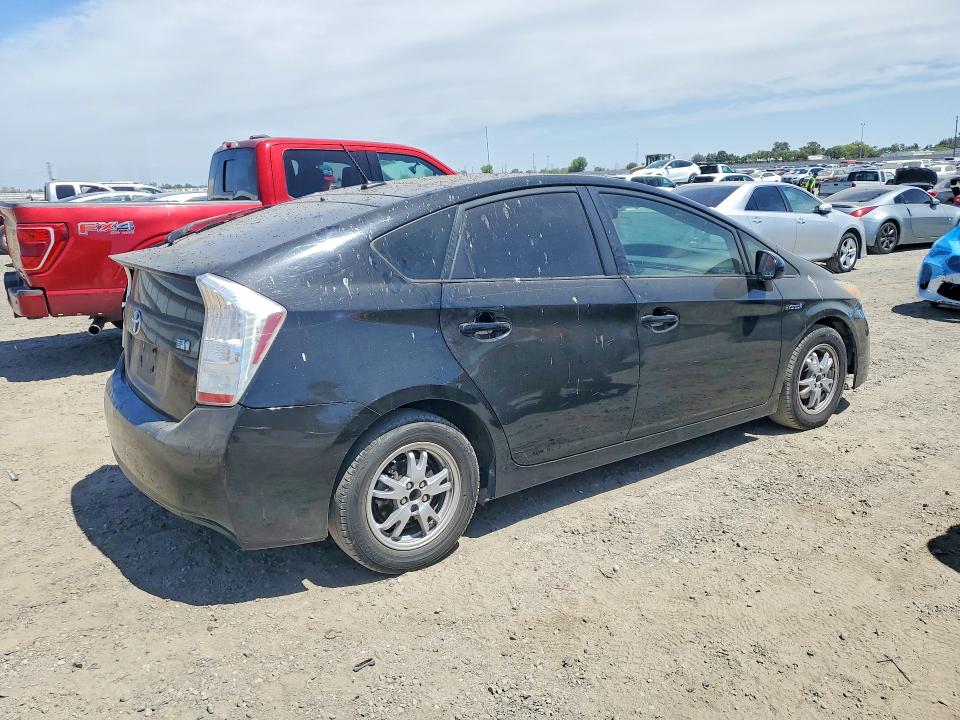 2010 Toyota Prius VIN JTDKN3DU7A0050744 COPART salvage auction — SIDE, CA - SALVAGE CERTIFICATE, sold $525 on 2026-07-14 (photo 3)