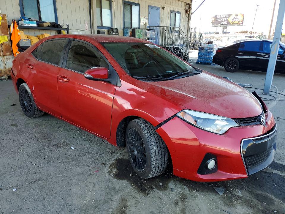 2016 Toyota Corolla VIN 5YFBURHE7GP408318 COPART salvage auction — REAR END, Ca - Salvage Certificate, sold $1,550 on 2026-07-30 (photo 4)