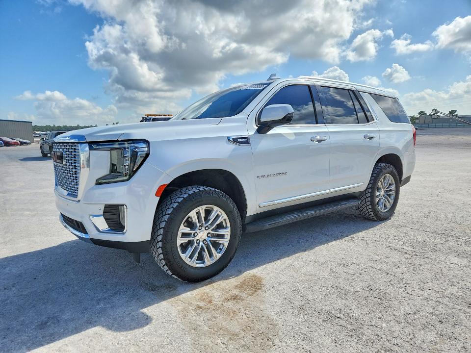 2021 Gmc Yukon VIN 1GKS1BKT0MR425247 COPART salvage auction — WATER/FLOOD, Tx - Cert Of Title-Reblt Slvg Flood, sold $16,400 on 2026-07-10 (photo 1)