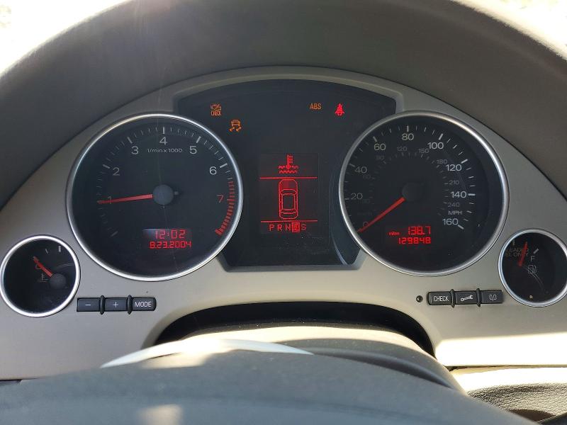 2006 Audi A4 VIN WAUAC48H46K004933 COPART salvage auction — FRONT END, CA - SALVAGE CERTIFICATE, sold $350 on 2026-07-17 (photo 9)