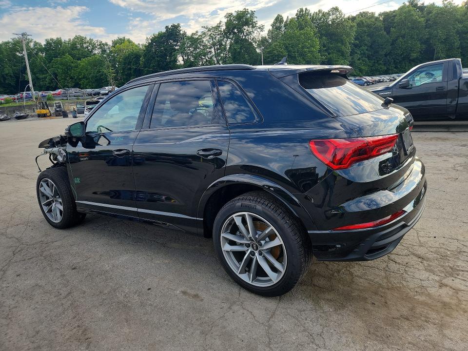 2025 Audi Q3 VIN WA1DECF36S1054738 COPART salvage auction — FRONT END, Ny - Mv-907A Salvage Certificate, sold $350 on 2026-07-23 (photo 2)