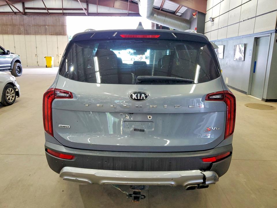 2020 Kia Telluride VIN 5XYP6DHC5LG011125 COPART salvage auction — REAR END, Va - Certificate Of Title, sold $7,200 on 2026-07-30 (photo 6)