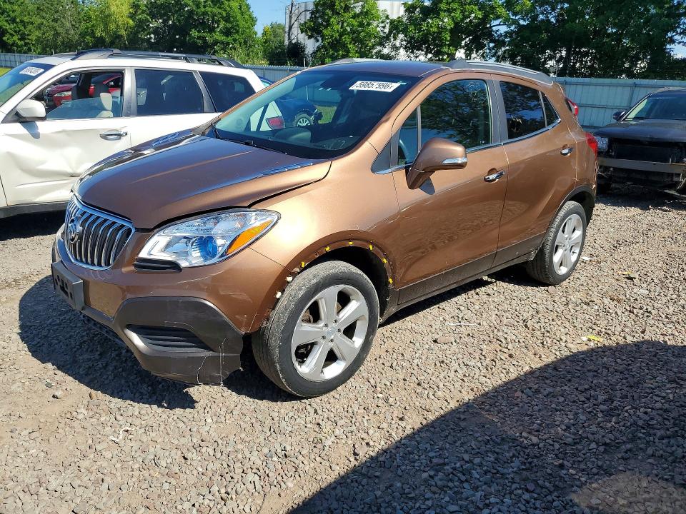 2016 Buick Encore VIN KL4CJESB4GB719783 COPART salvage auction — REAR END, Ny - Certificate Of Title (P), sold $4,150 on 2026-07-21 (photo 1)