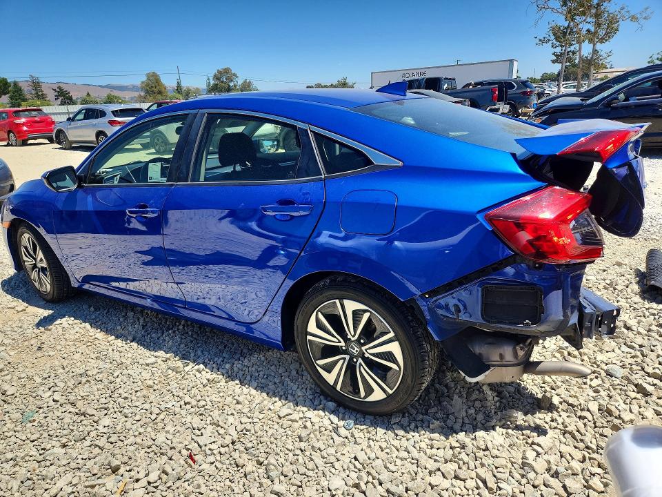 2018 Honda Civic VIN JHMFC1F39JX019968 COPART salvage auction — REAR END, Ca - Salvage Certificate, sold $4,200 on 2026-07-28 (photo 2)