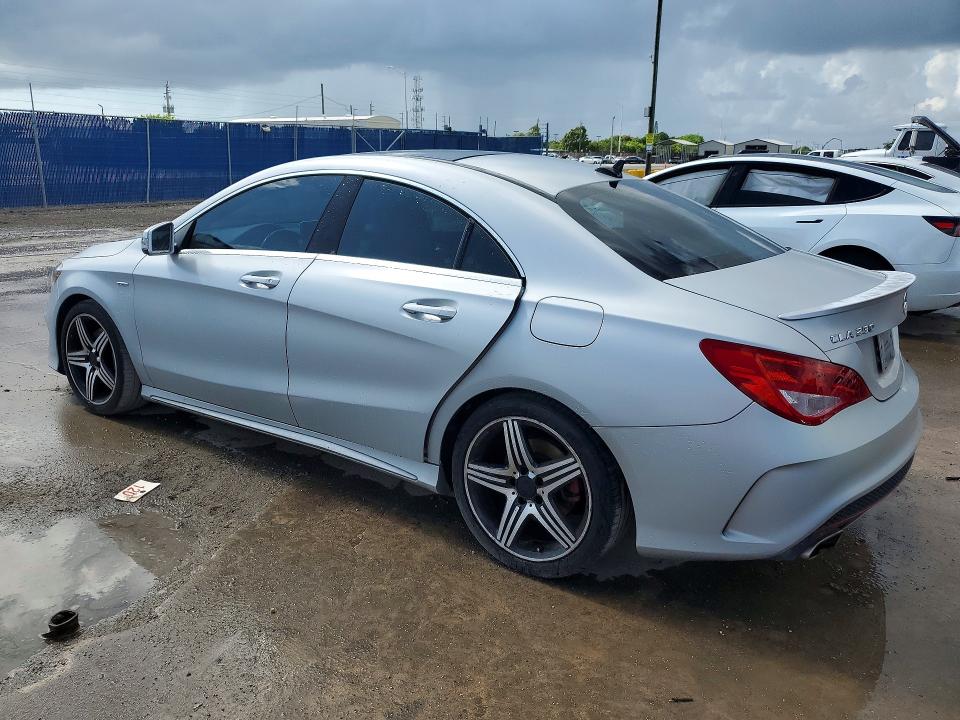 2015 Mercedes-benz Cla-klasse VIN WDDSJ4EB2FN225108 COPART salvage auction — SIDE, Fl - Cert Of Title Slvg Rebuildable, sold $3,600 on 2026-08-05 (photo 2)