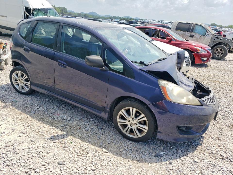 2009 Honda Fit VIN JHMGE88449S035839 COPART salvage auction — FRONT END, Tn - Salvage Certificate, sold $175 on 2026-07-23 (photo 4)