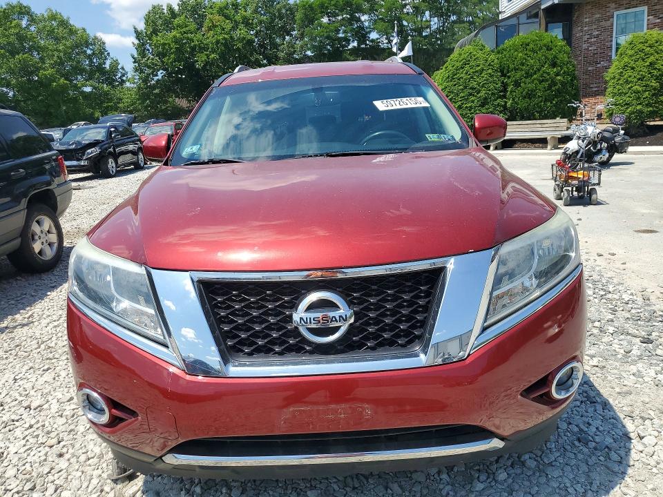 2016 Nissan Pathfinder VIN 5N1AR2MM4GC655737 COPART salvage auction — MINOR DENT/SCRATCHES, Ma - Certificate Of Title, sold $400 on 2026-07-10 (photo 5)