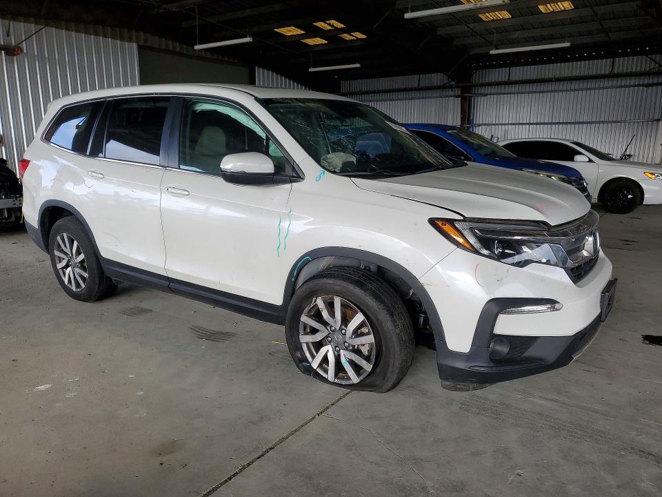 2021 Honda Pilot VIN 5FNYF6H58MB076965 COPART salvage auction — FRONT END, CA - SALVAGE CERTIFICATE, sold $10,100 on 2026-07-23 (photo 4)