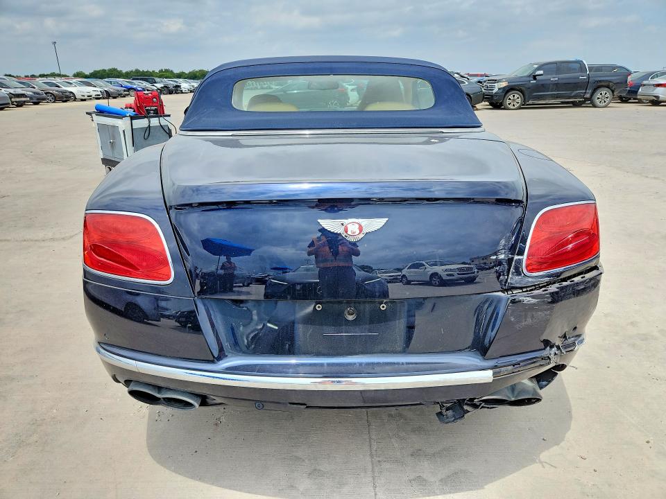 2016 Bentley Continental VIN SCBGT3ZA8GC055326 COPART salvage auction — REAR END, Tx - Salvage Vehicle Title, sold $26,750 on 2026-08-03 (photo 6)