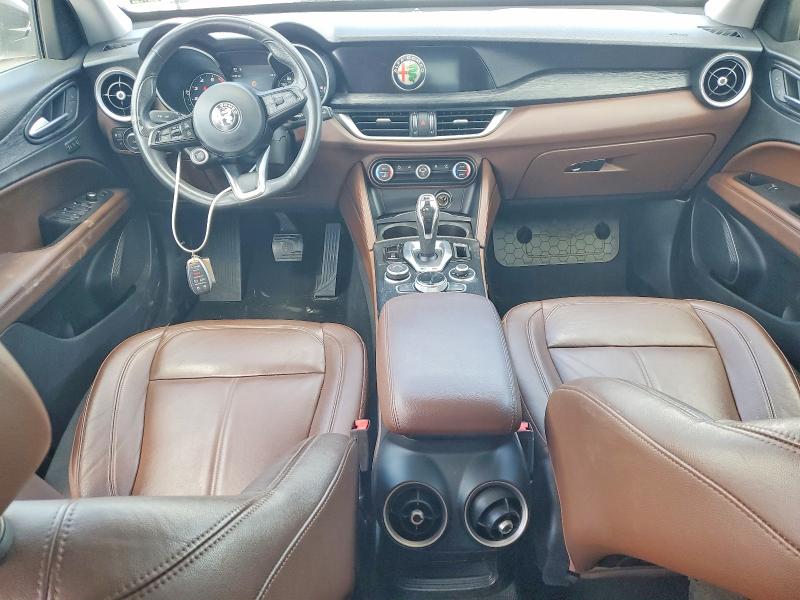 2020 Alfa romeo Stelvio VIN ZASPAJAN7L7C95080 COPART salvage auction — FRONT END, Tx - Salvage Vehicle Title, sold $150 on 2026-10-02 (photo 8)