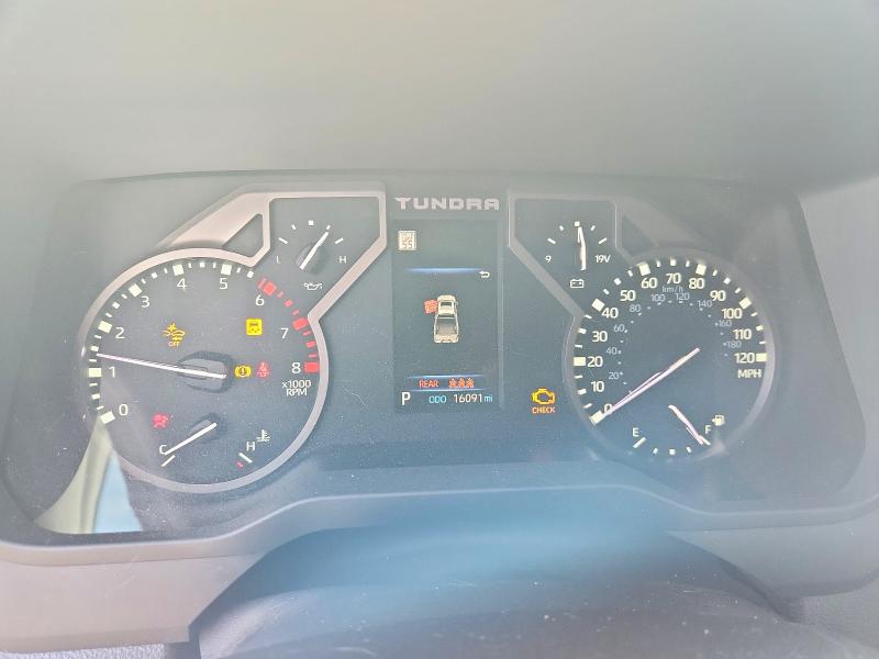 2023 Toyota Tundra VIN 5TFLA5DA7PX128392 COPART salvage auction — FRONT END, Az - Dis/Dlr/Exp Only Salvage Title (P), sold $17,400 on 2026-07-29 (photo 9)