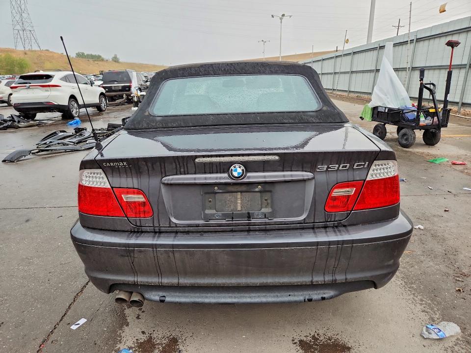 2005 BMW 3er VIN WBABW53455PL48567 COPART salvage auction — HAIL, Co - Certificate Of Title, sold $1,650 on 2026-08-19 (photo 6)