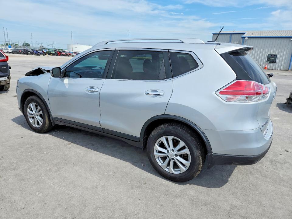 2015 Nissan Rogue VIN KNMAT2MT5FP552475 COPART salvage auction — FRONT END, Ok - Certificate Of Title, sold $1,200 on 2026-07-29 (photo 2)